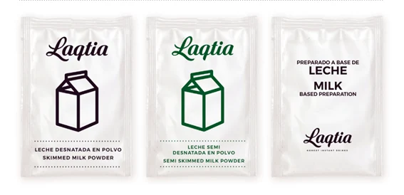 Leche soluble: Nuevos formatos monodosis de Laqtia - Laqtia