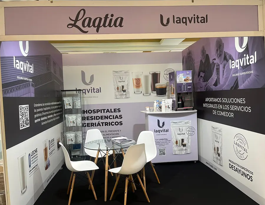 Expositor de Laqita en el congreso